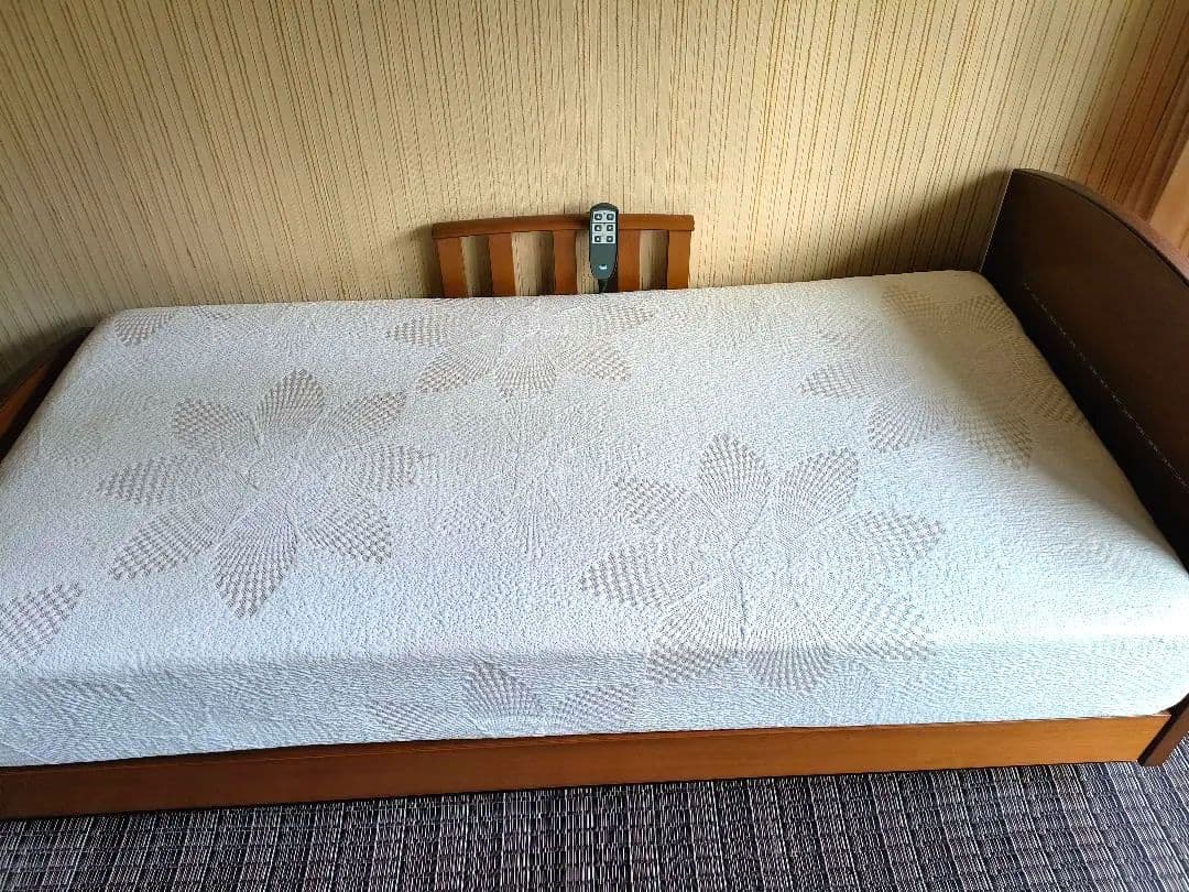 シモンズ 電動 ベッド 手すり付き　シングル　フラットⅡ