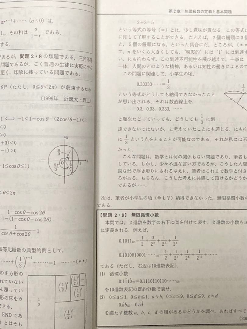 【再製本品】聖文新社 無限級数の解法研究 河田直樹