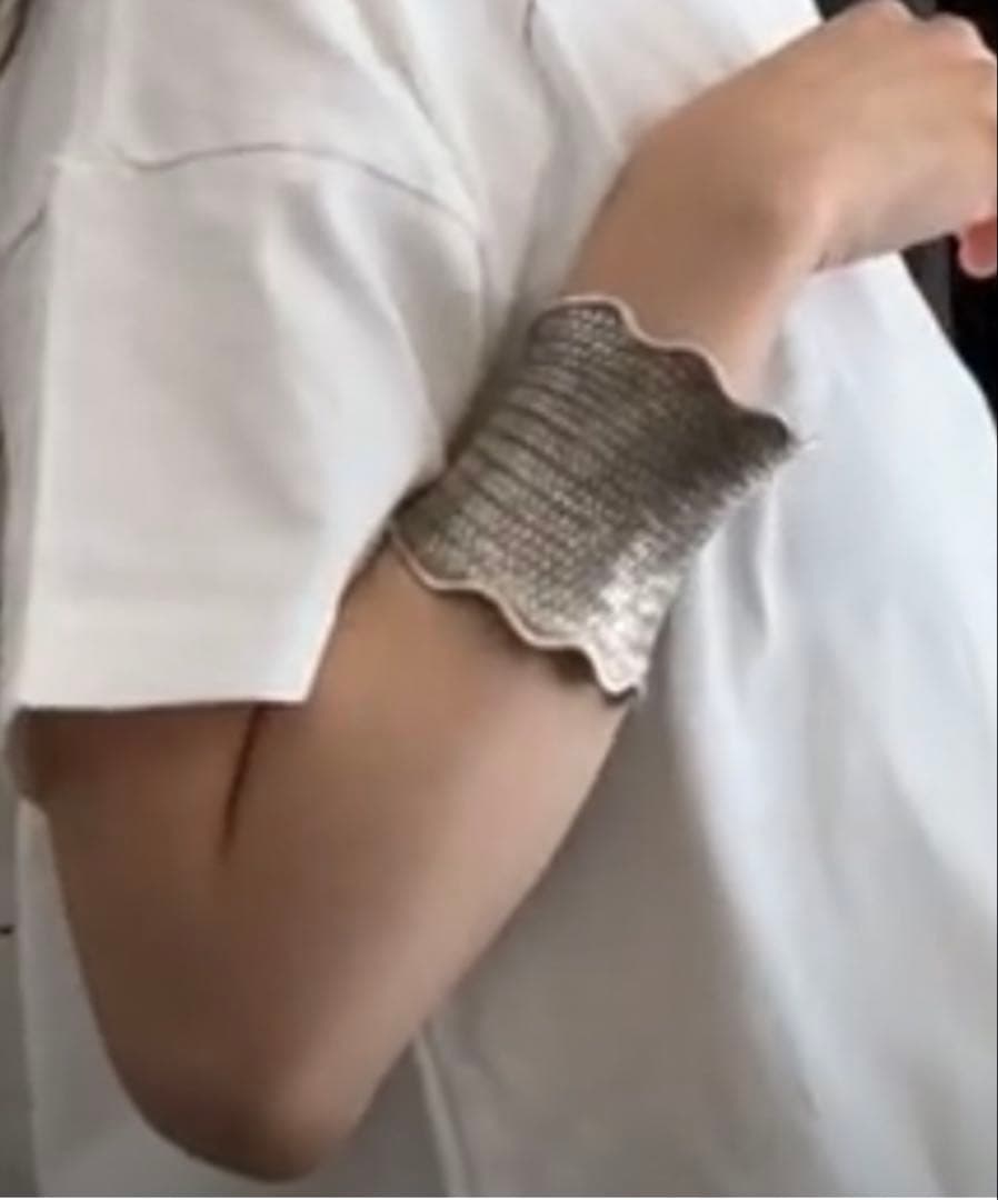 【美品】カレンシルバー｜カレン族｜バングル｜アミ｜男女兼用