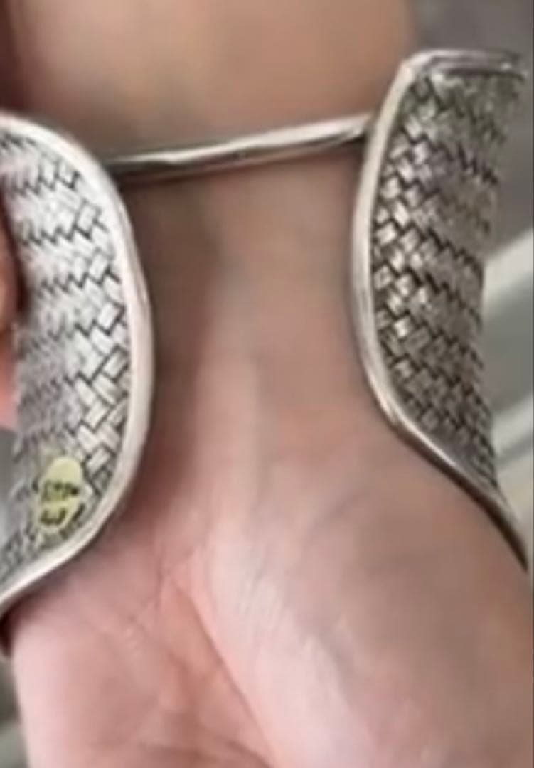 【美品】カレンシルバー｜カレン族｜バングル｜アミ｜男女兼用