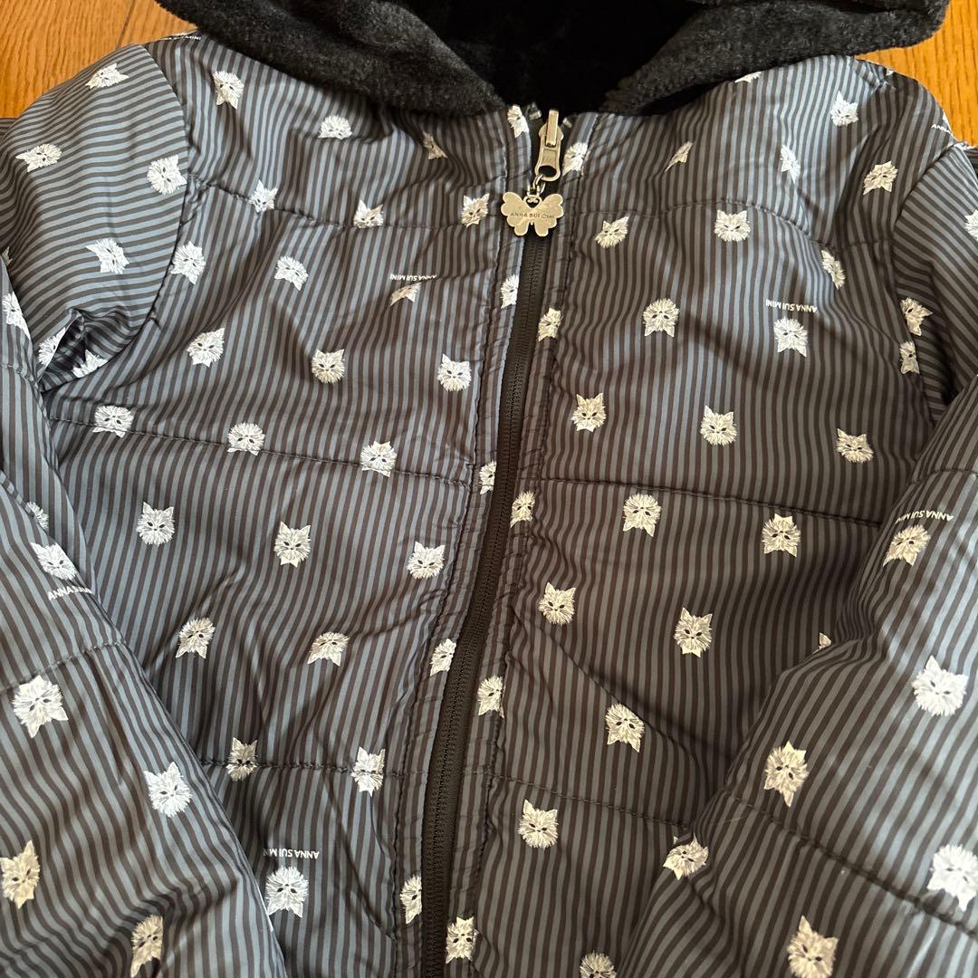 アナスイミニ　猫耳リバーシブルジャンパー　XL