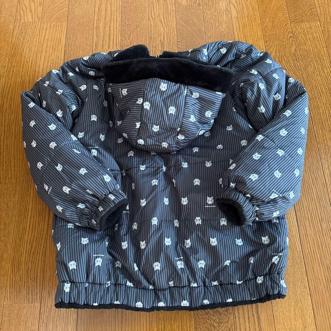 アナスイミニ　猫耳リバーシブルジャンパー　XL