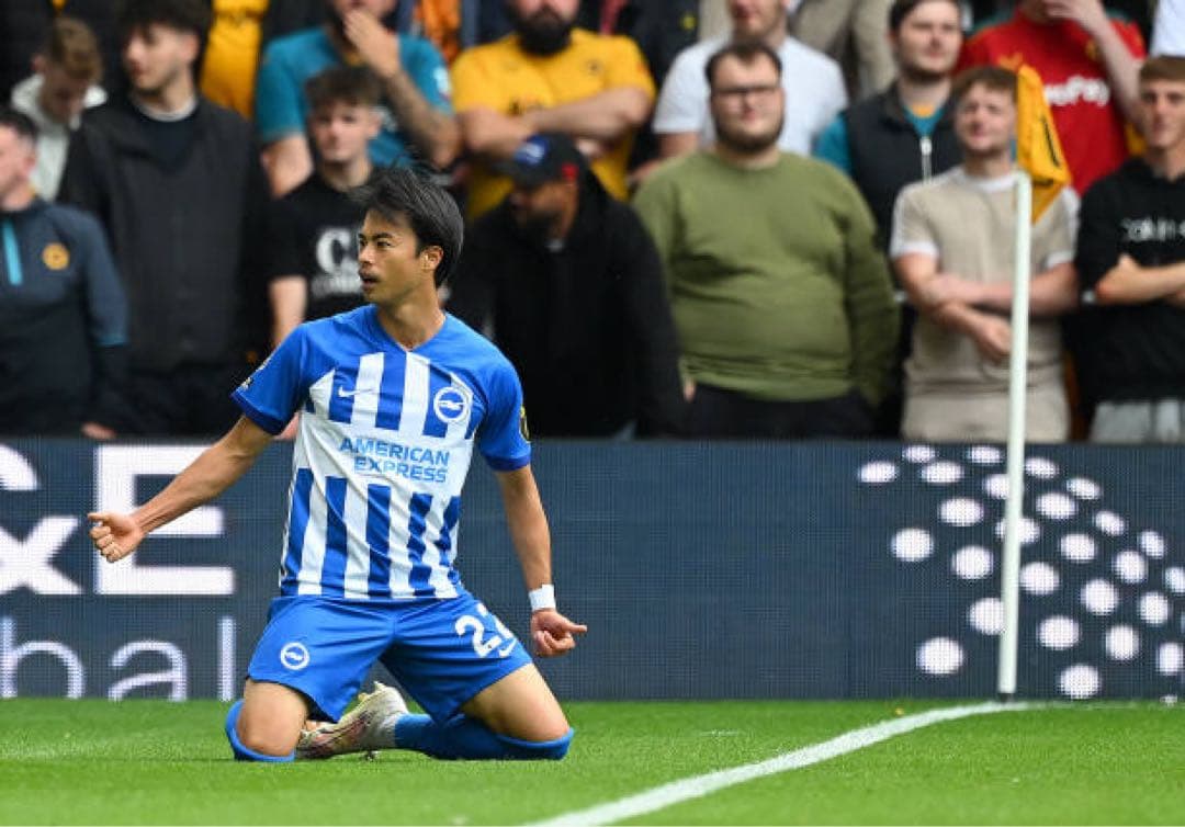 ブライトン　ユニフォーム　三笘薫　プレミアリーグ　23/24（H）