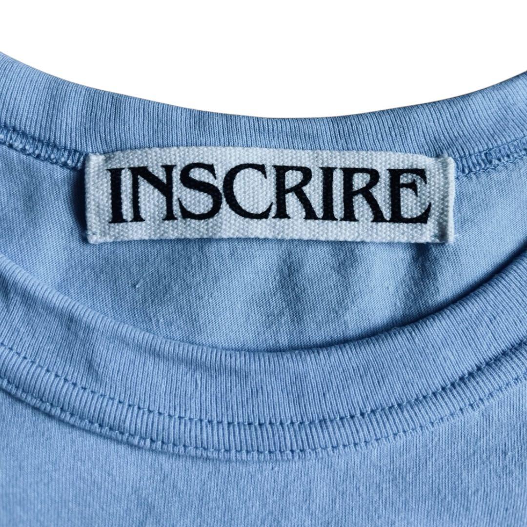 INSCRIRE アンスクリア レイヤードタンクトップ フリーサイズ 水色