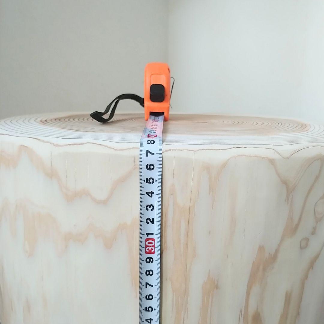 丸太スツール　丸太サイドテーブル　スギ