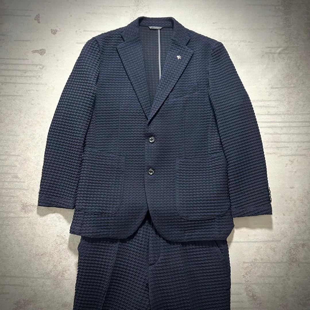 超美品 G-Stage 強ストレッチ デザインスーツ セットアップ 46