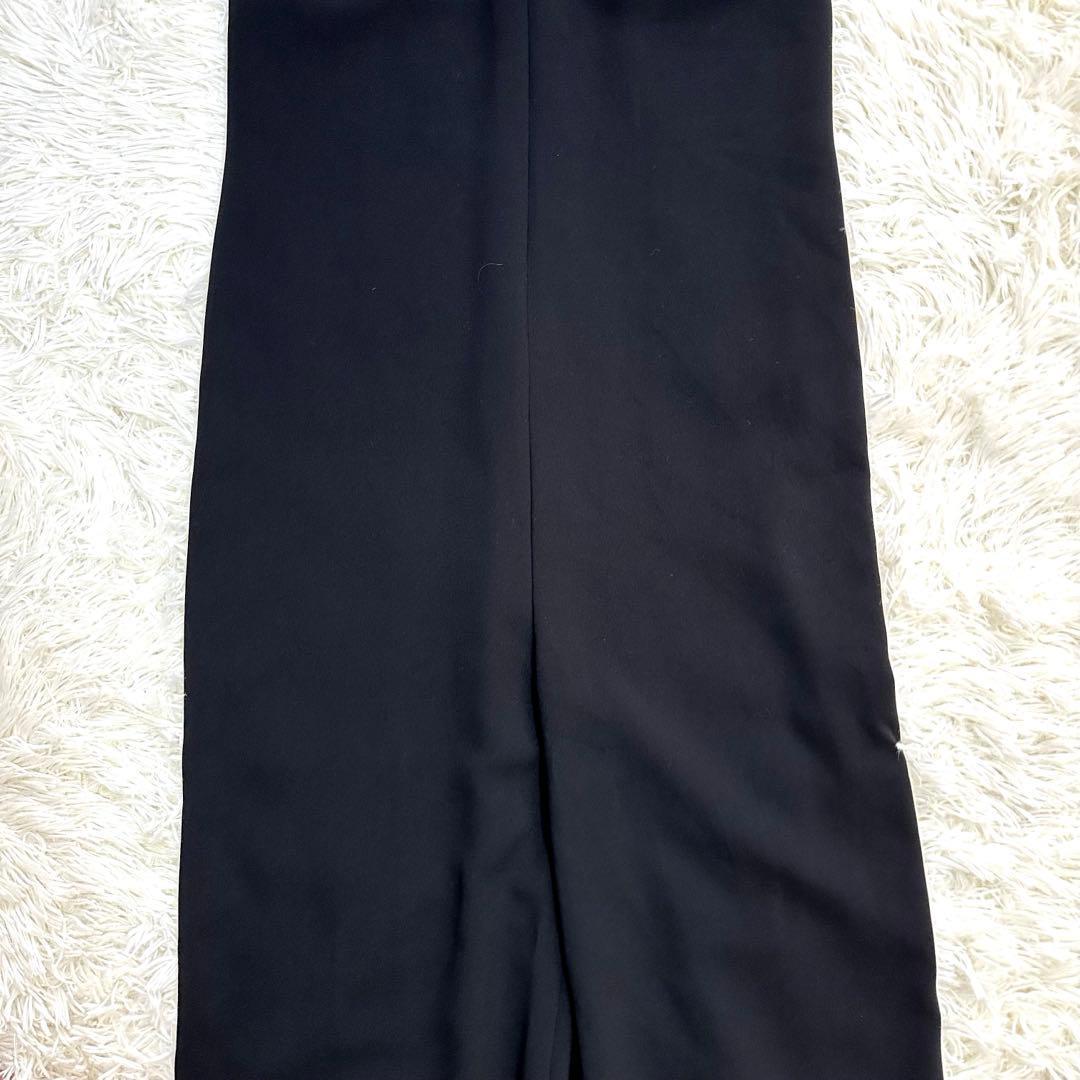 極美品 セオリー オールインワン ジャンプスーツ 黒 ワイドパンツ ワンピース