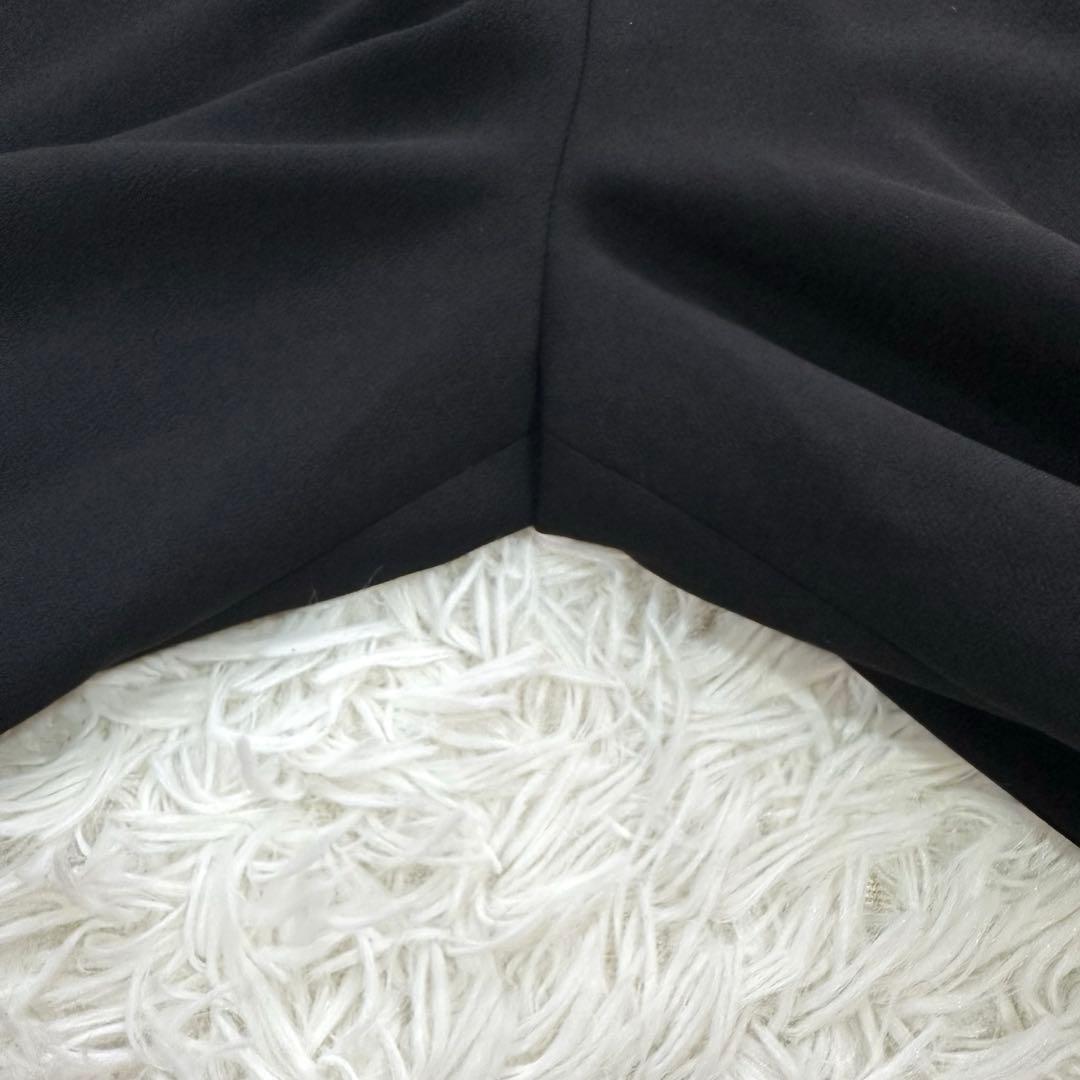 極美品 セオリー オールインワン ジャンプスーツ 黒 ワイドパンツ ワンピース