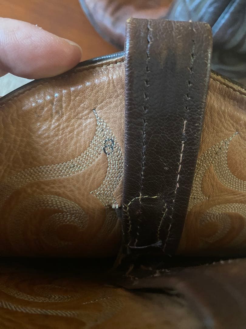 本日限定8,200円トニーラマ　オーストリッチレッグ　ウエスタンブーツ11D