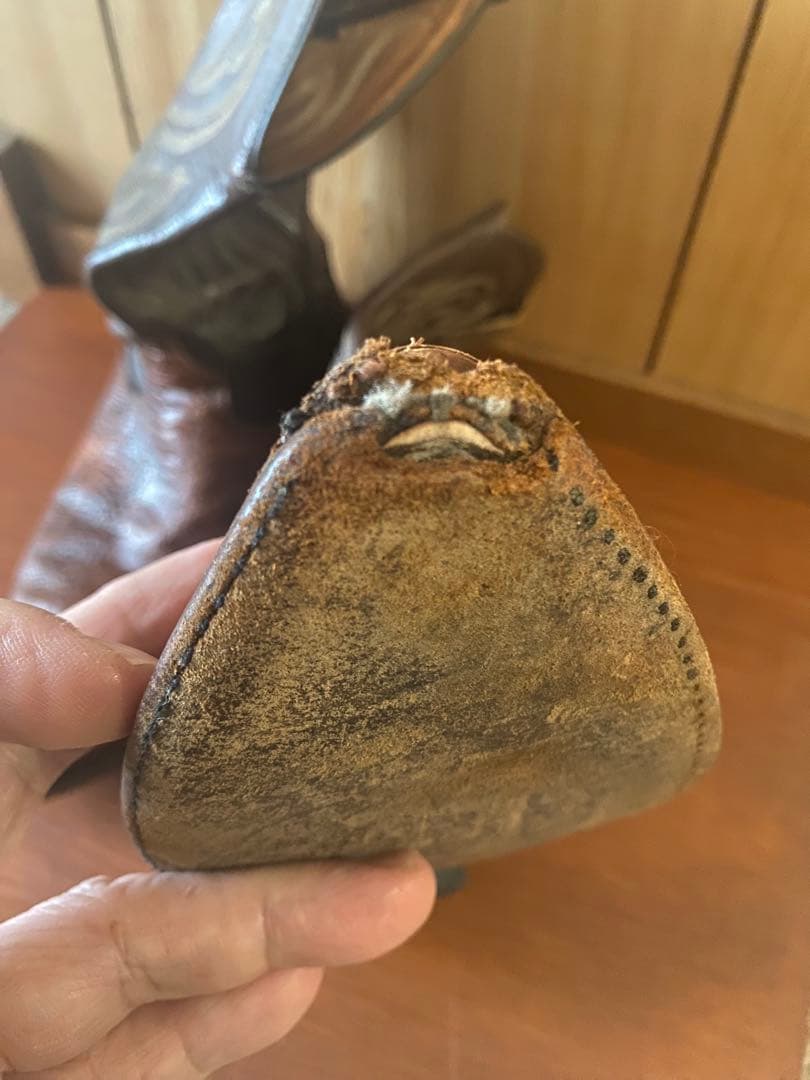 本日限定8,200円トニーラマ　オーストリッチレッグ　ウエスタンブーツ11D