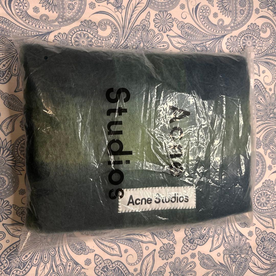 ACNE STUDIOS 新品未使用 モヘアチェック柄スカーフ　マフラー