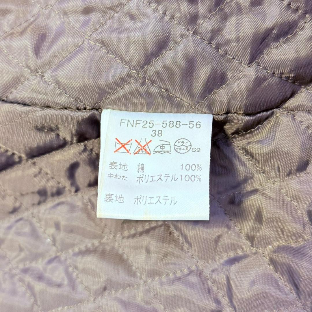 BURBERRY BLUE LABEL ロングコート ブラウン ファーコート