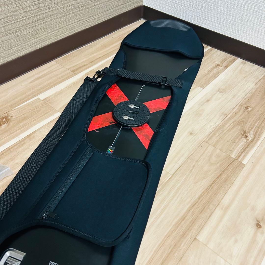美品 BURTON CUSTOM X 2009 158cm ケース おまけ付き