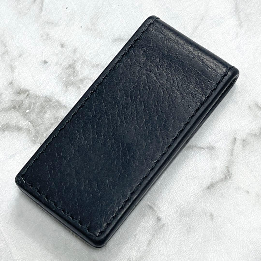 美品　グッチ　マネークリップ　レザー　アニマリエ　ビー　蜂　財布　ブラック