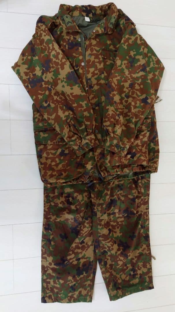 PX品 防寒 外被 迷彩 上下セット М