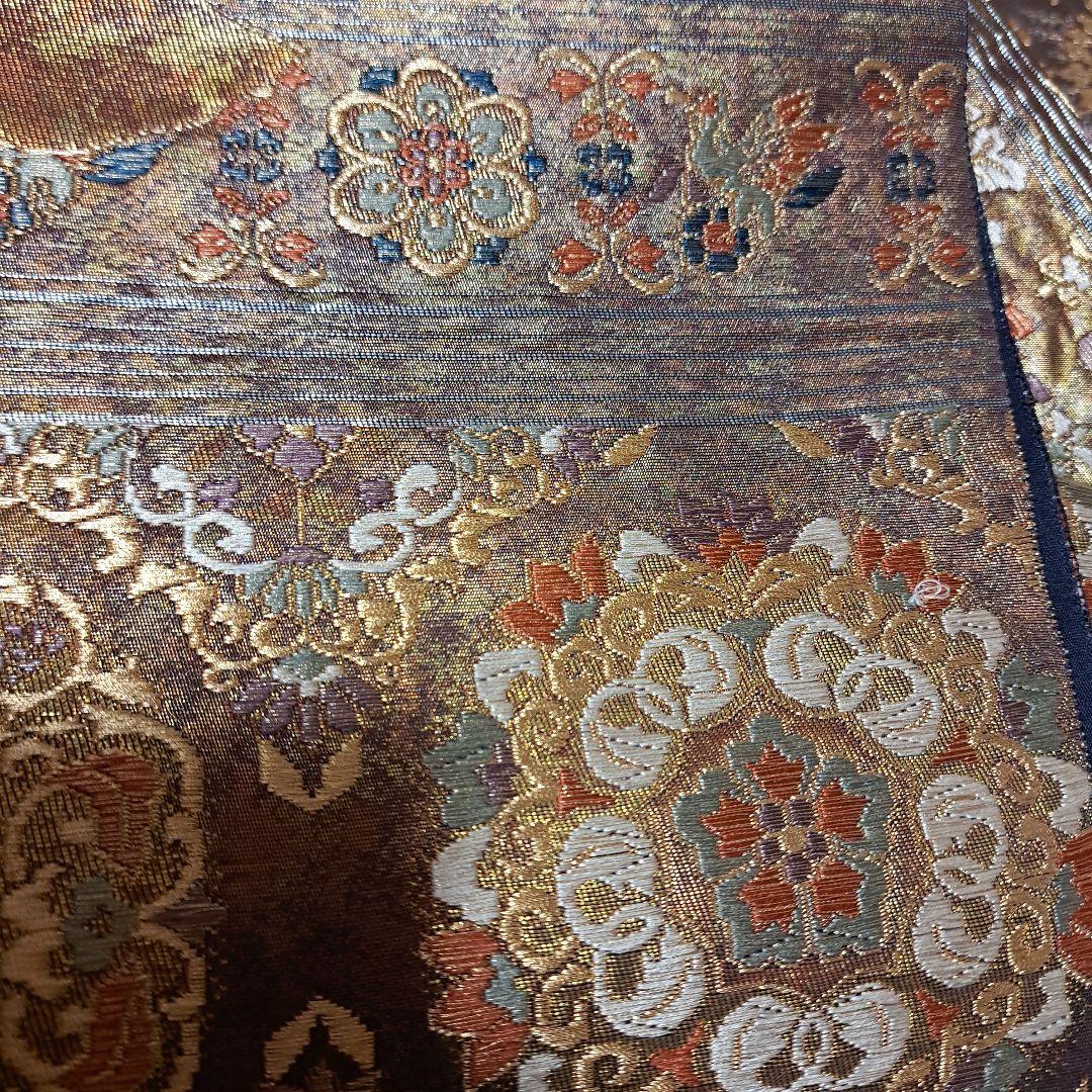 きぬ猫　訪問着に合う袋帯2本(袋帯+付け帯)+礼装用帯揚げ+帯締め