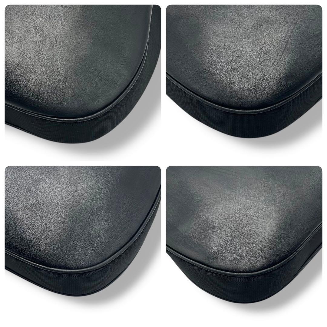 美品 GUCCI グッチ GG レザー バッグ ショルダー Vintage ロゴ