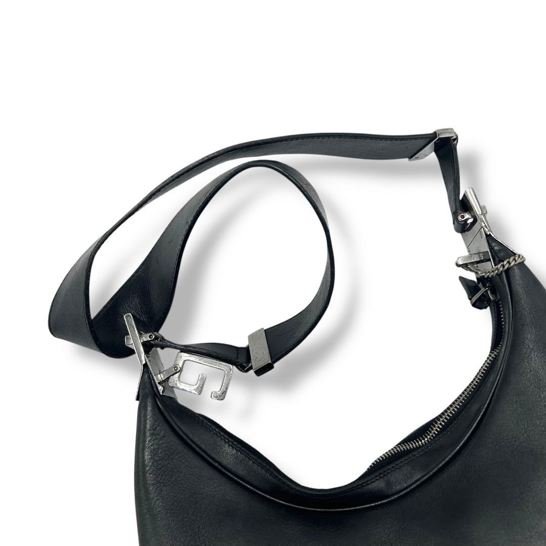 美品 GUCCI グッチ GG レザー バッグ ショルダー Vintage ロゴ