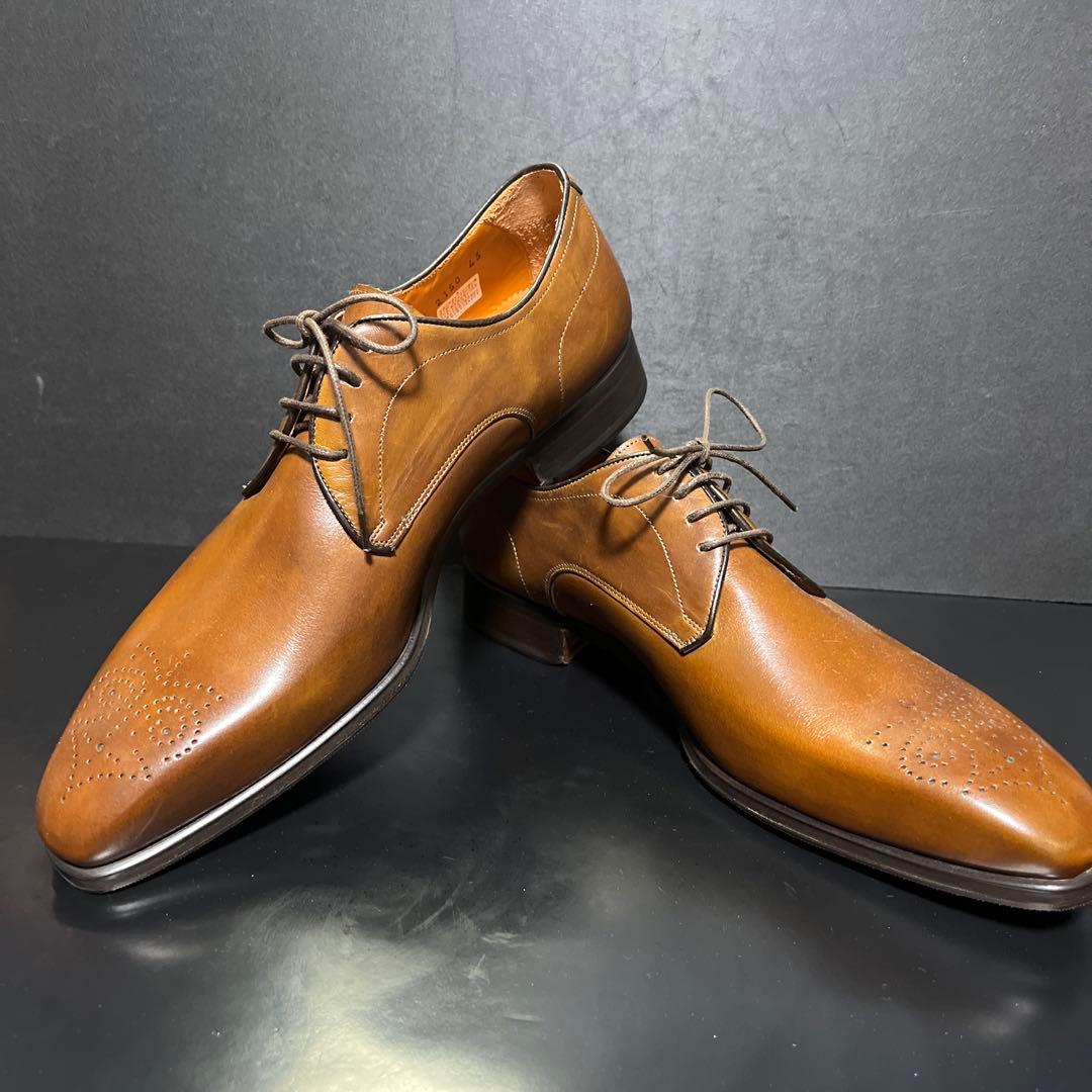 LOBB'S ブラウン ドレスシューズ レースアップ