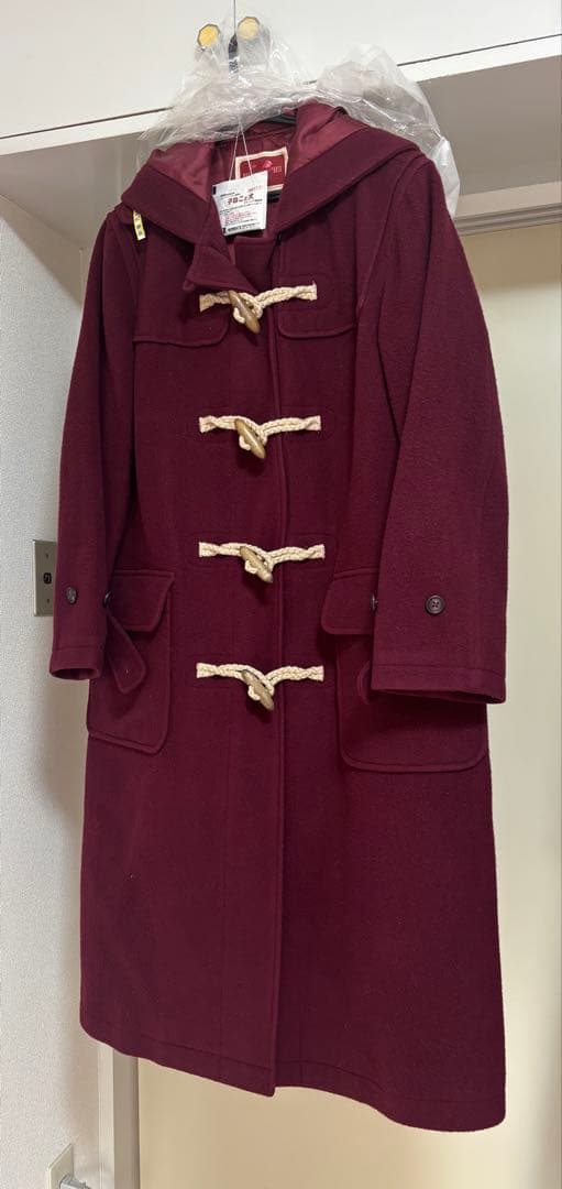 週末値下◼️ピンクハウス◼️ サガラワッペン付き　ボルドー　ダッフルコート