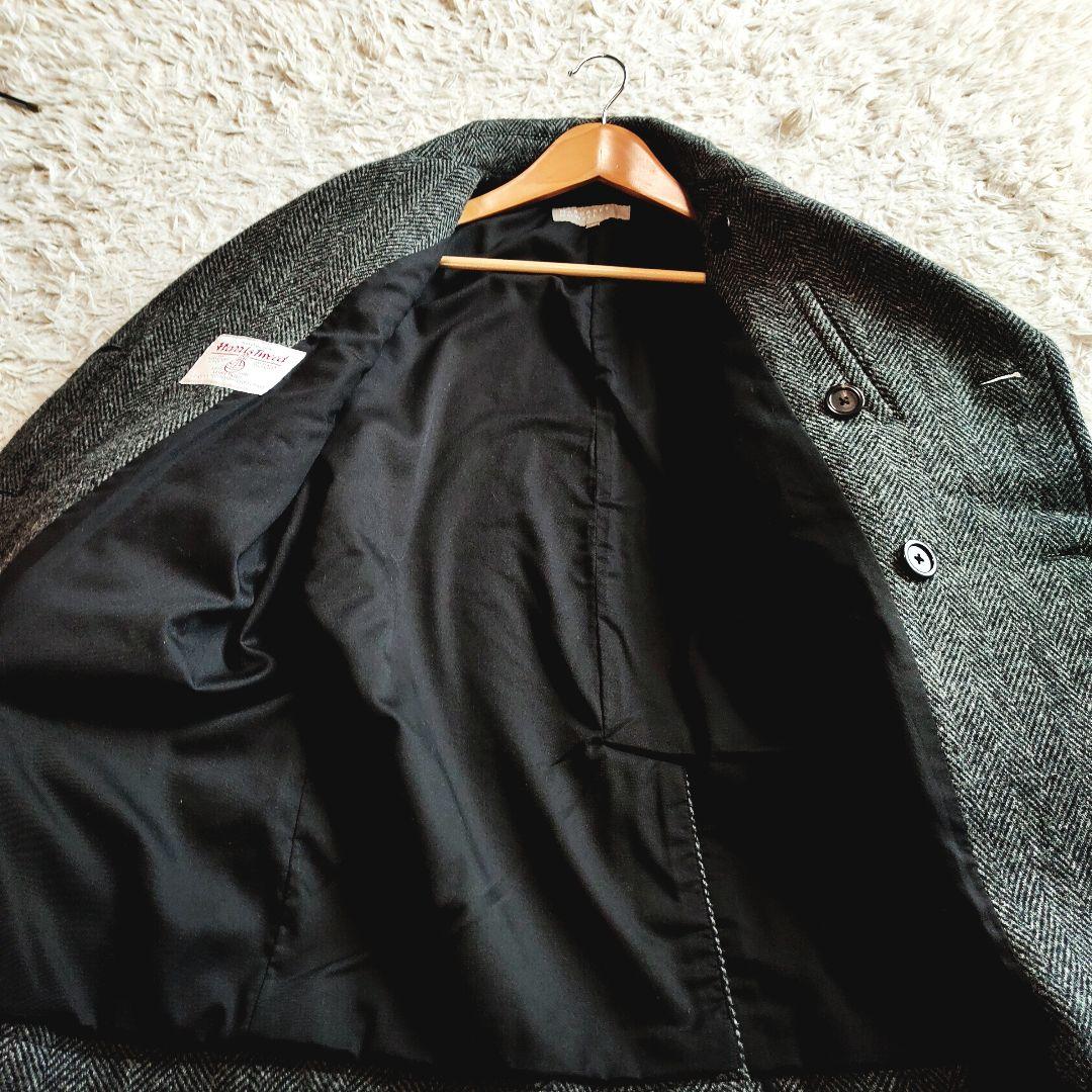 マーガレットハウエル ハリスツイード ジャケット ウール Lサイズ