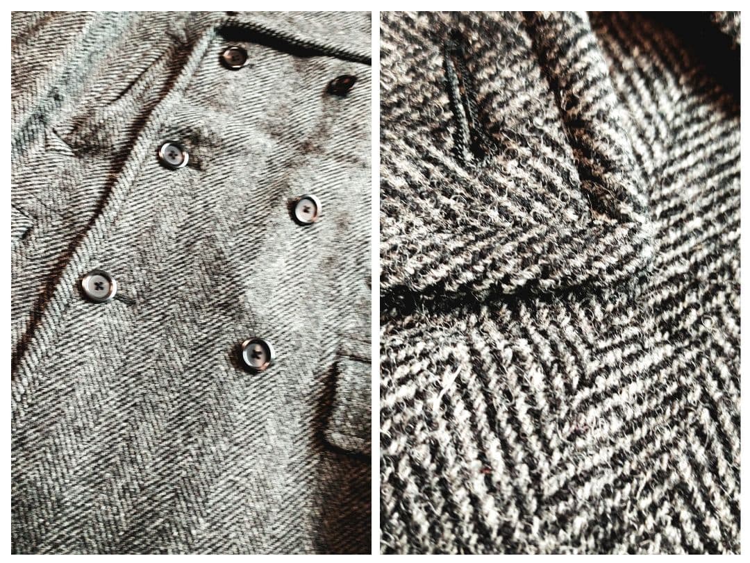 マーガレットハウエル ハリスツイード ジャケット ウール Lサイズ