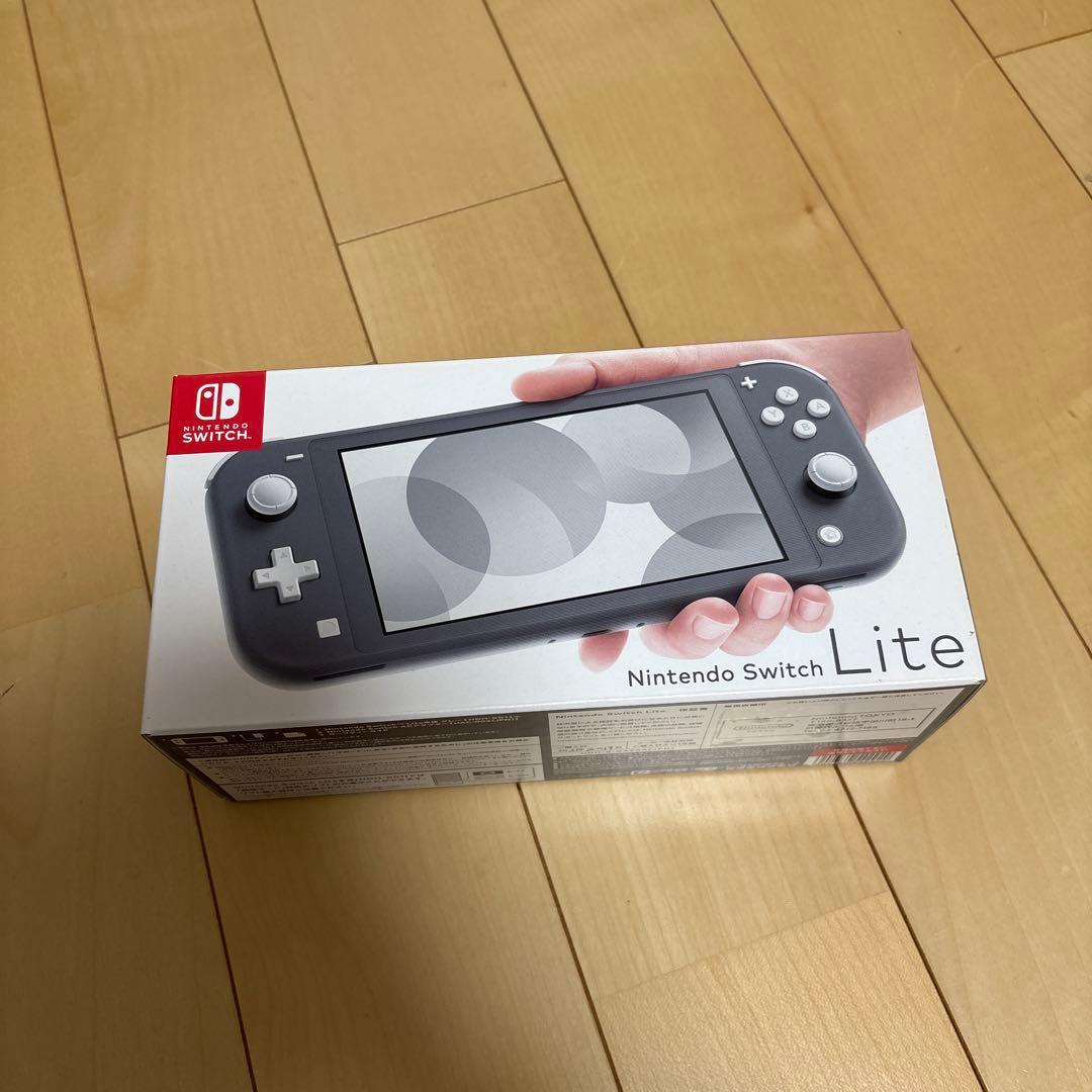 Switch Lite 動作確認済み グレー 本体 充電器 箱