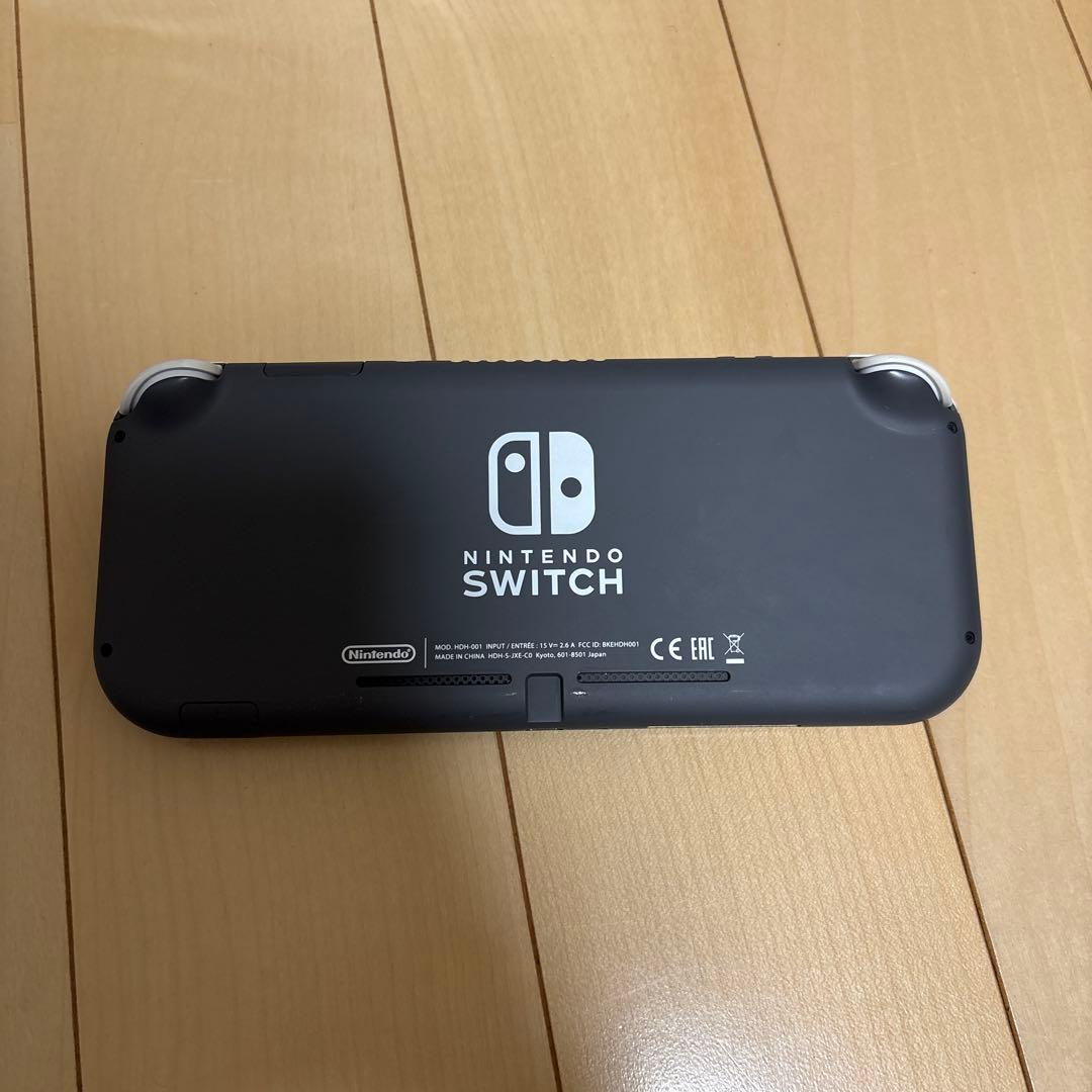 Switch Lite 動作確認済み グレー 本体 充電器 箱