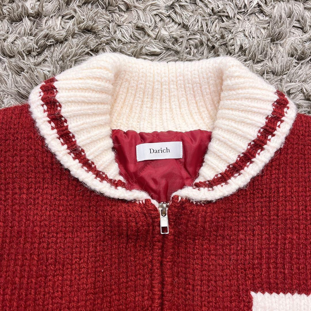 未使用級✨Darich ダーリッチ THE Social CLUBニットブルゾン