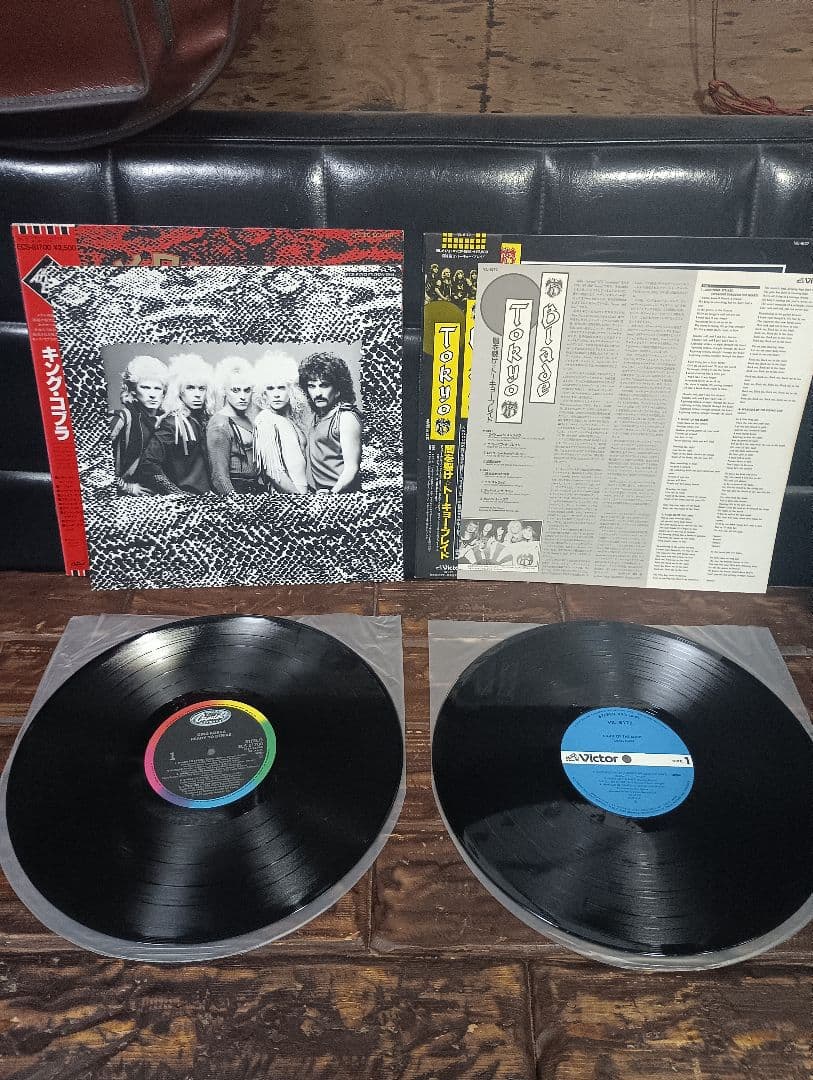 帯付き　６枚　見本盤　プラウド　情炎の白夜　トーキョーブレイド　キングコブラ