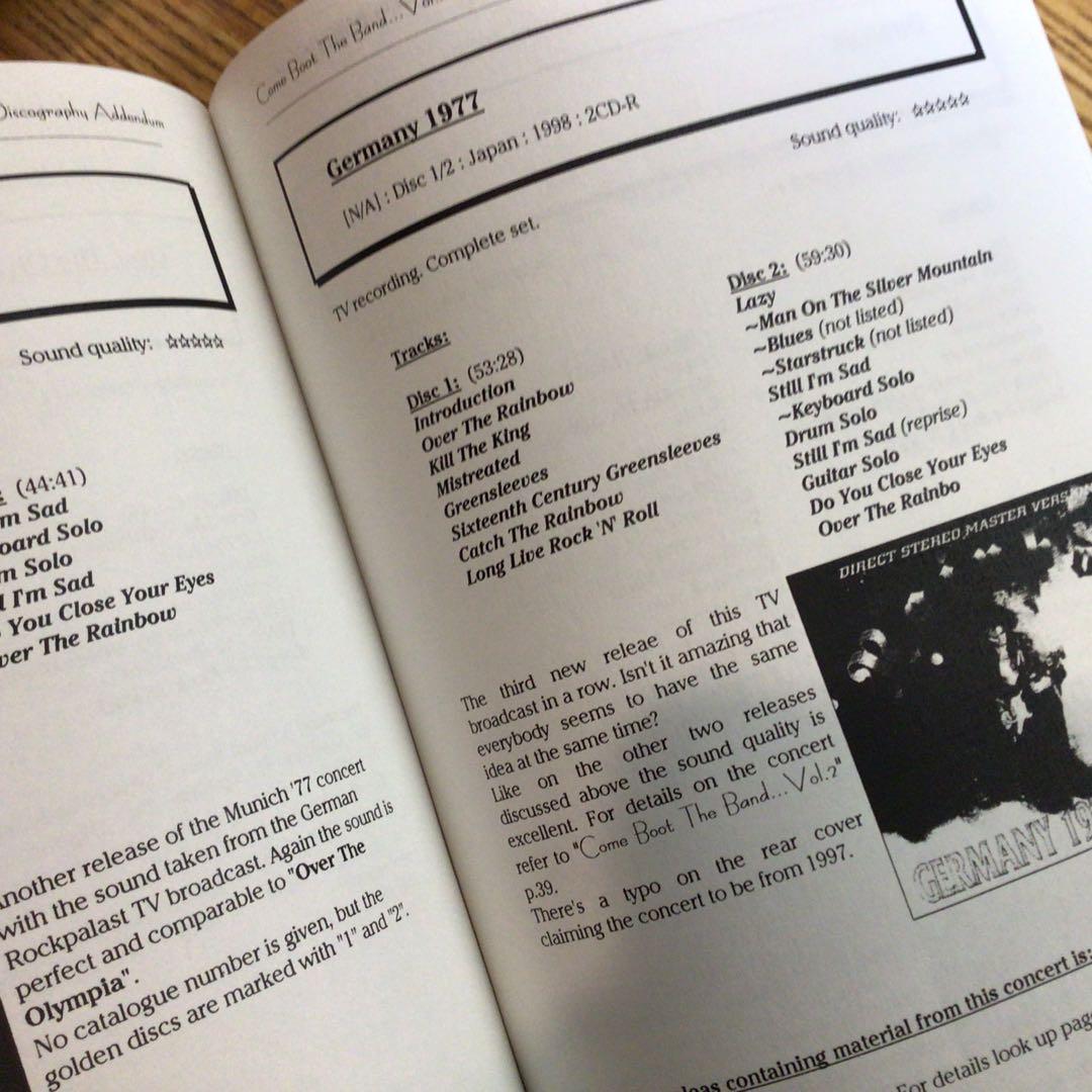 激レア！ディスクガイド！Rainbow / Deep Purple 英語版