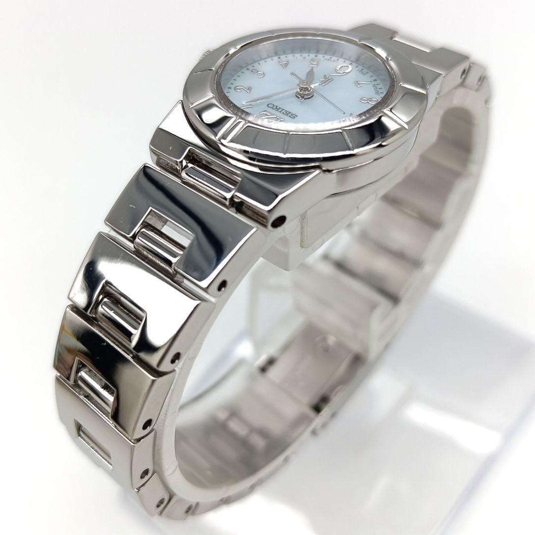 【極美品 シェル文字盤】セイコー　ルキア　レディース腕時計　5I-2