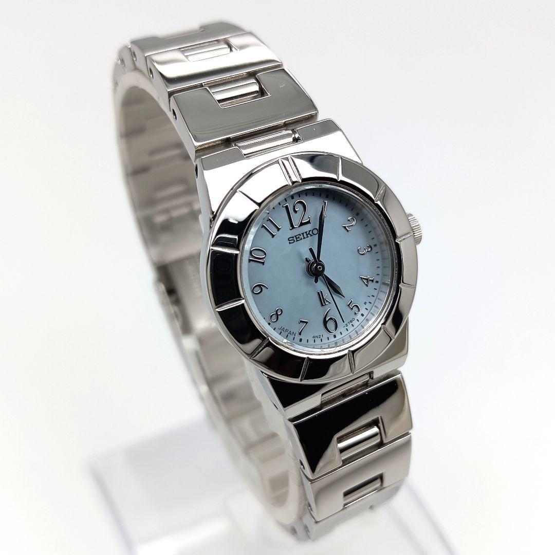 【極美品 シェル文字盤】セイコー　ルキア　レディース腕時計　5I-2