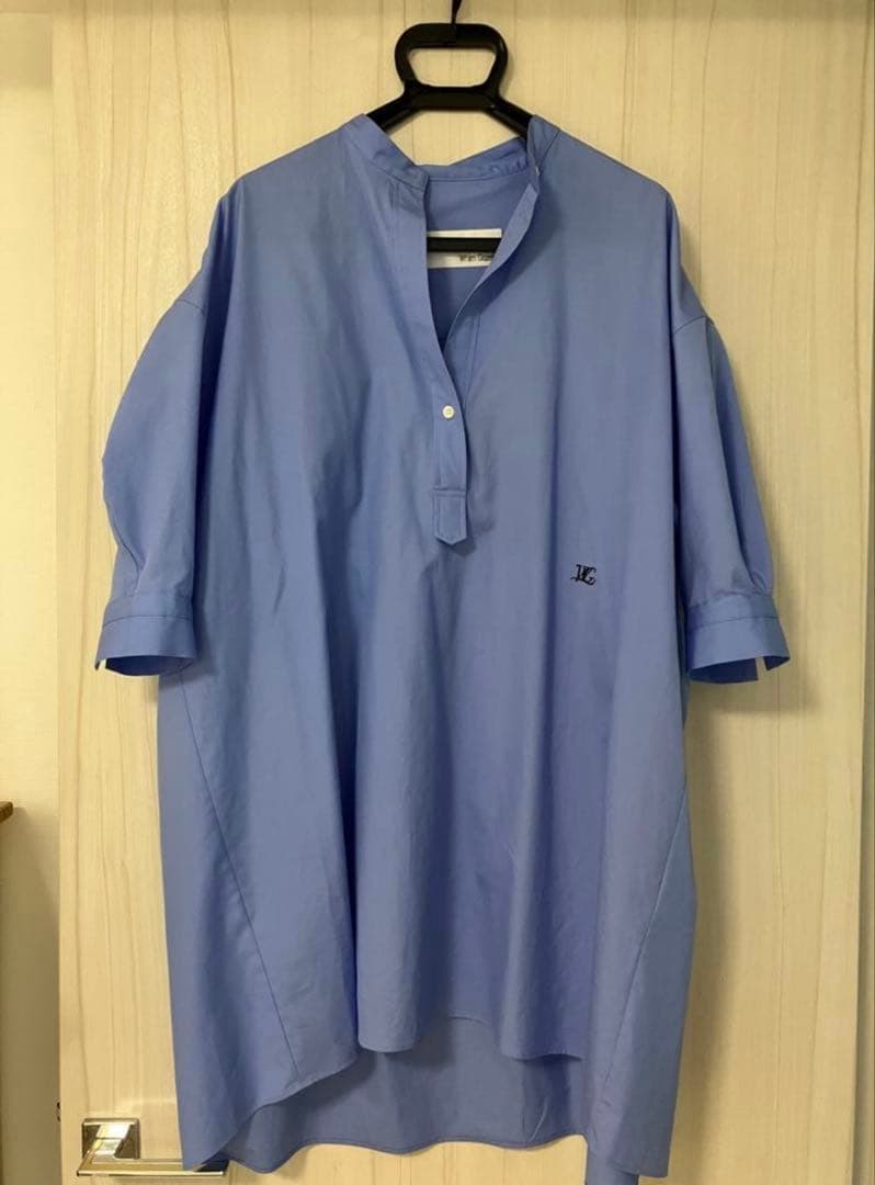 【ウィムガゼット】ライトブルー チュニック 五分袖