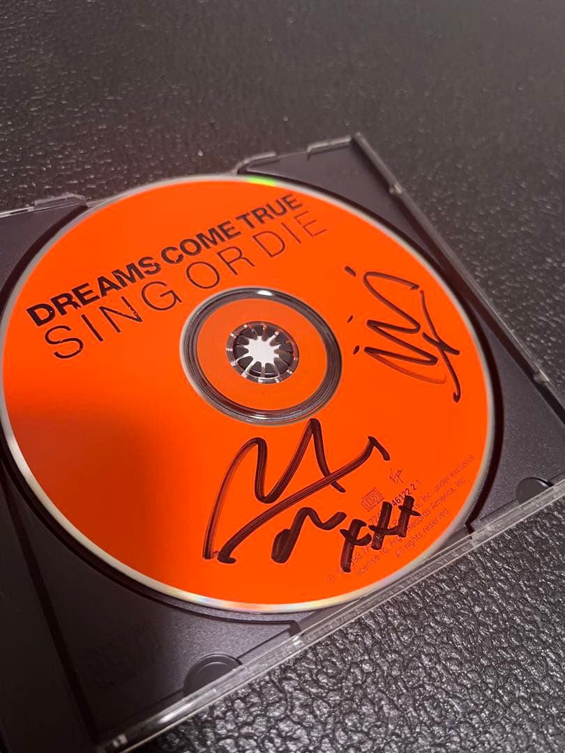 貴重　DREAMS COME TRUE（ドリカム）全米デビュー直筆サイン入りCD