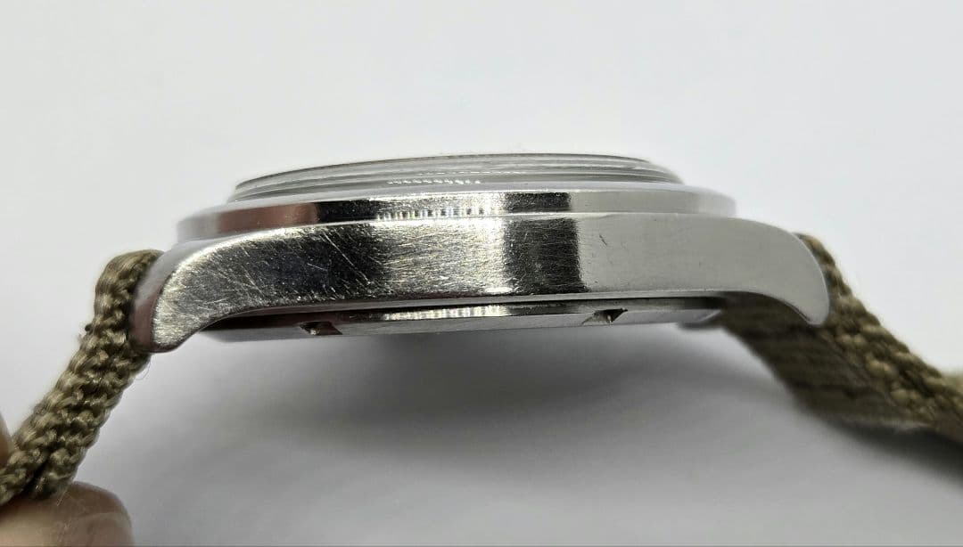 ロ*ド様 CYMA アナログ腕時計 ブラックダイアル