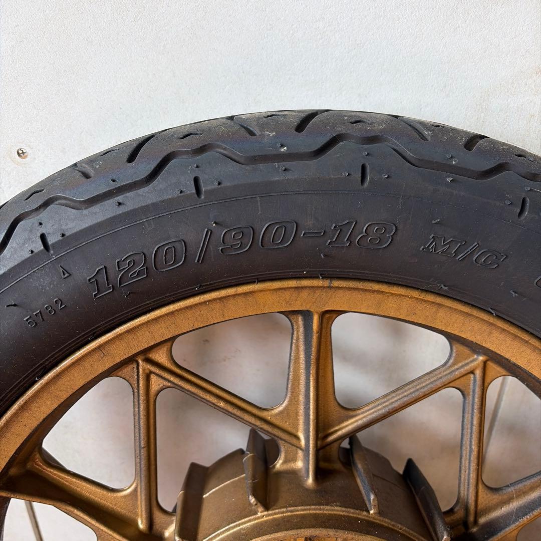 750ss h2 にて使用　ベルズ？タイプホイール