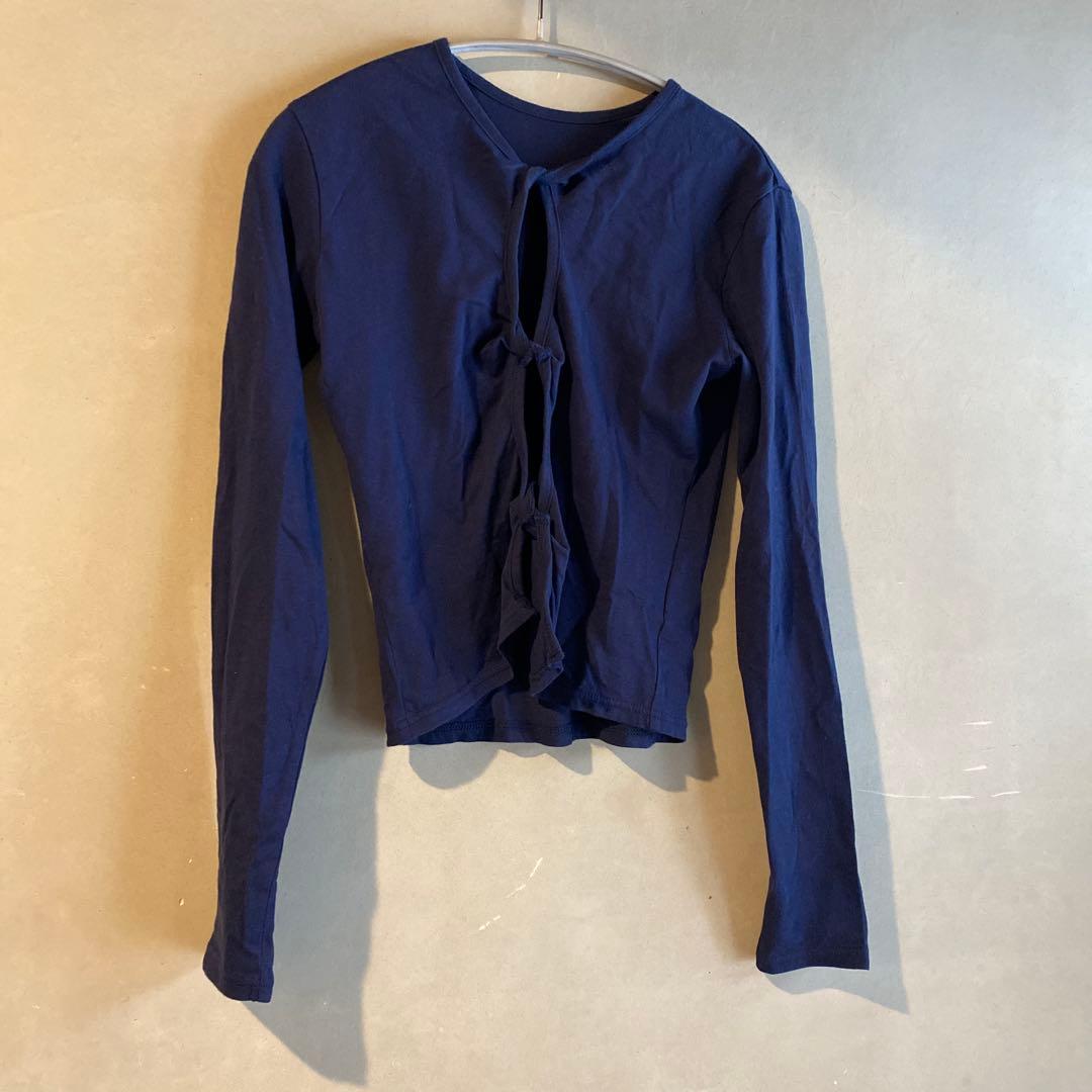 トップス shishikui twist navy