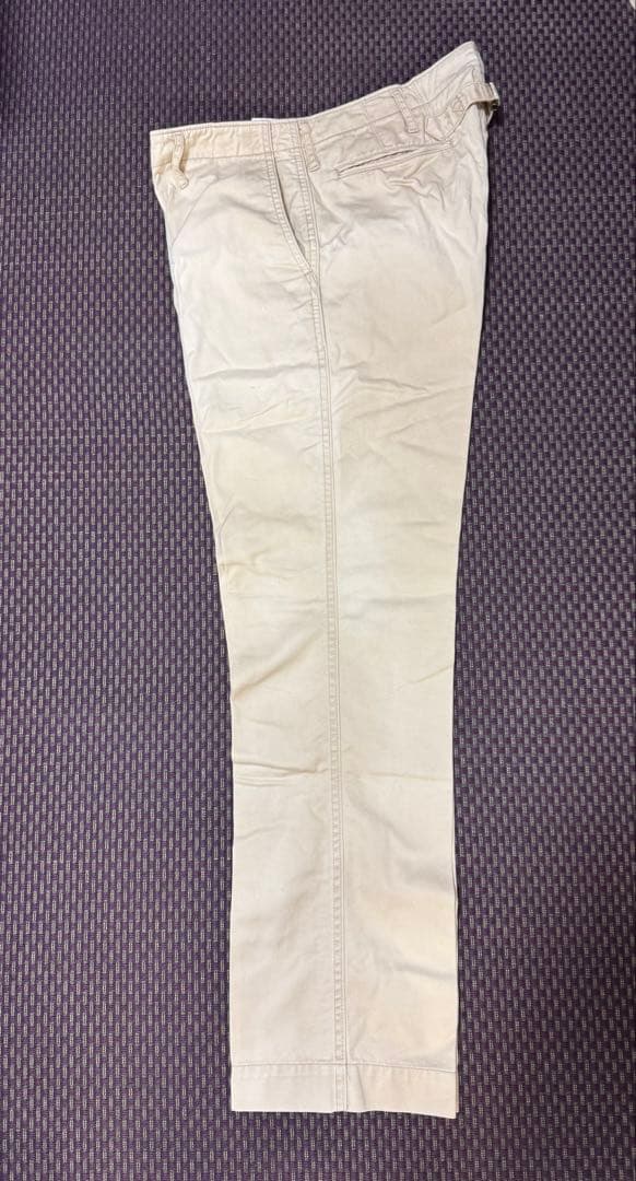 visvim SLIM CHINO GIZA ベージュ　2