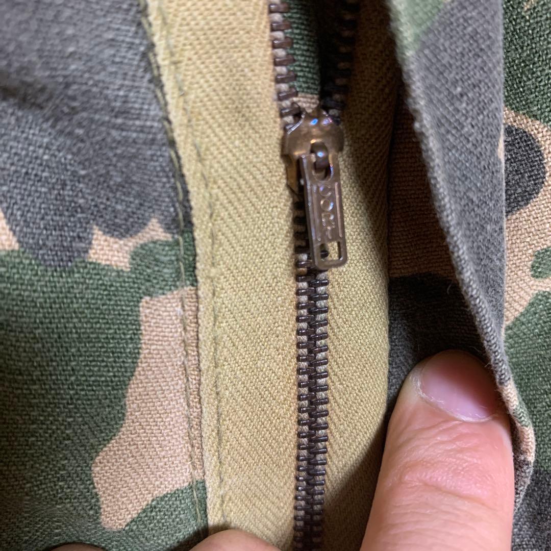 60s 米国軍　ベトナム戦争　ダックハンターカモヘリンボーンパンツ