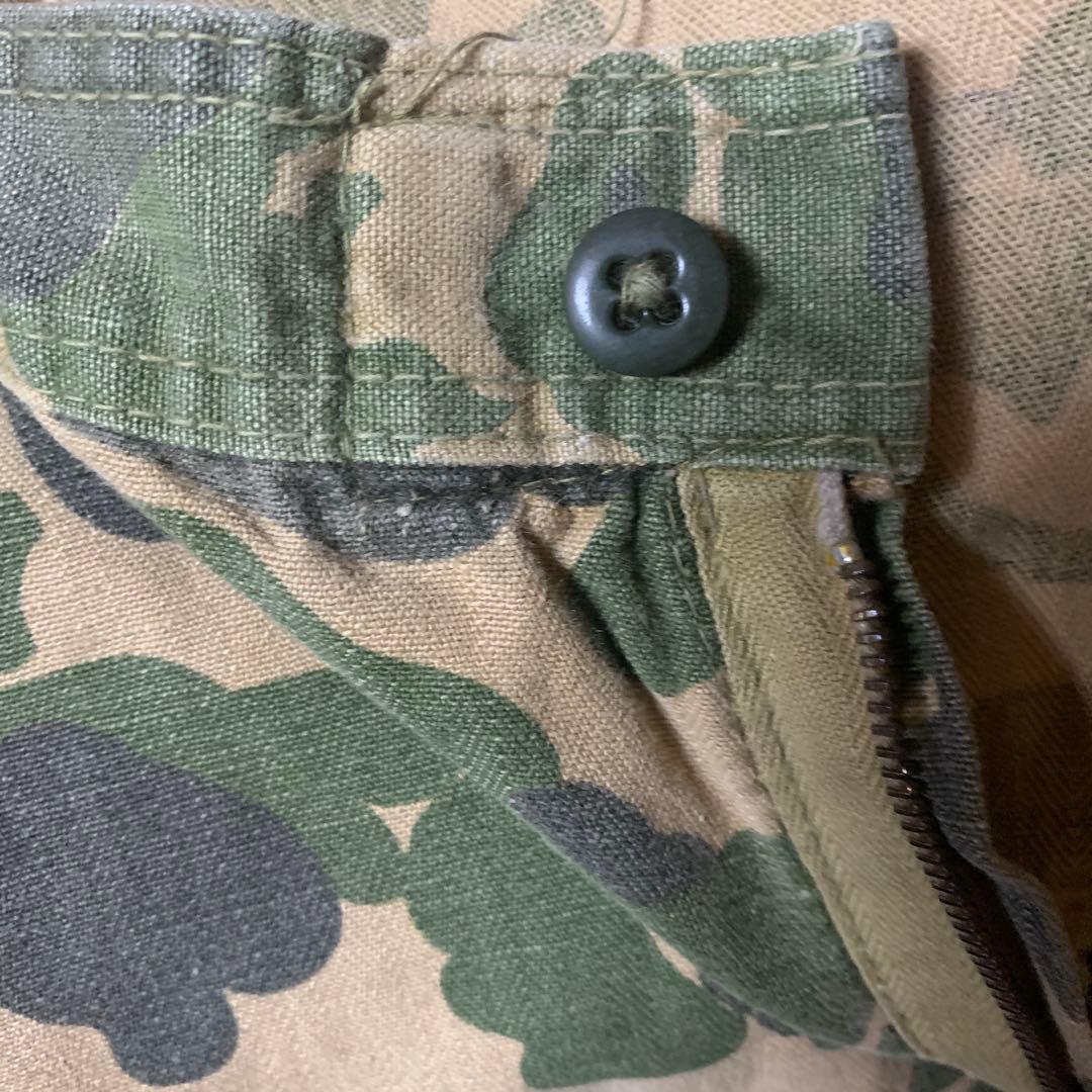 60s 米国軍　ベトナム戦争　ダックハンターカモヘリンボーンパンツ