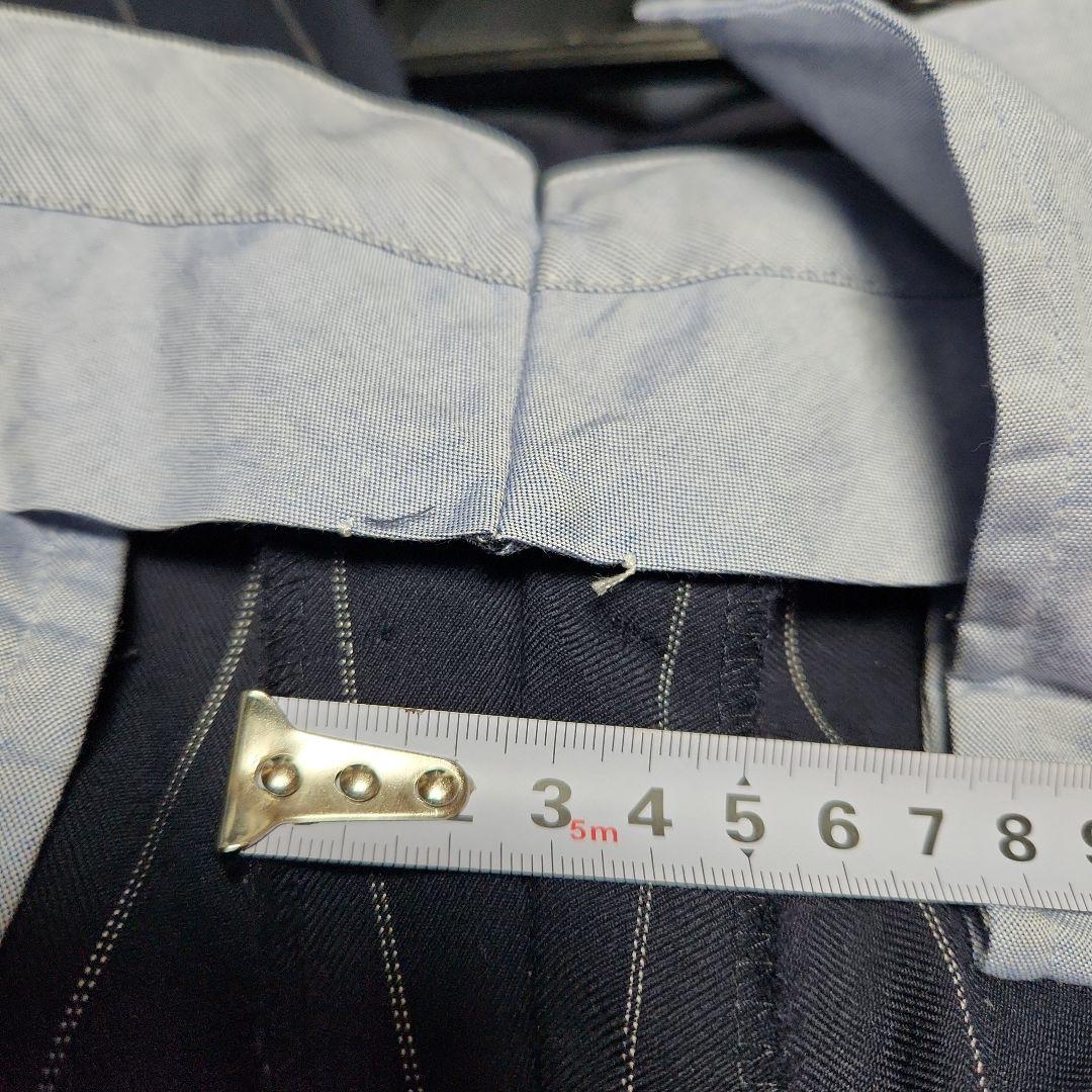 トゥモローランド　×　カルロバルベラ　メンズ　スーツ　セット　濃紺　ストライプ