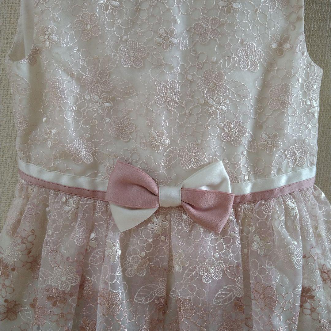 美品　TOCCA BANBINI　花柄　刺繍　グラデーション　ドレス　120