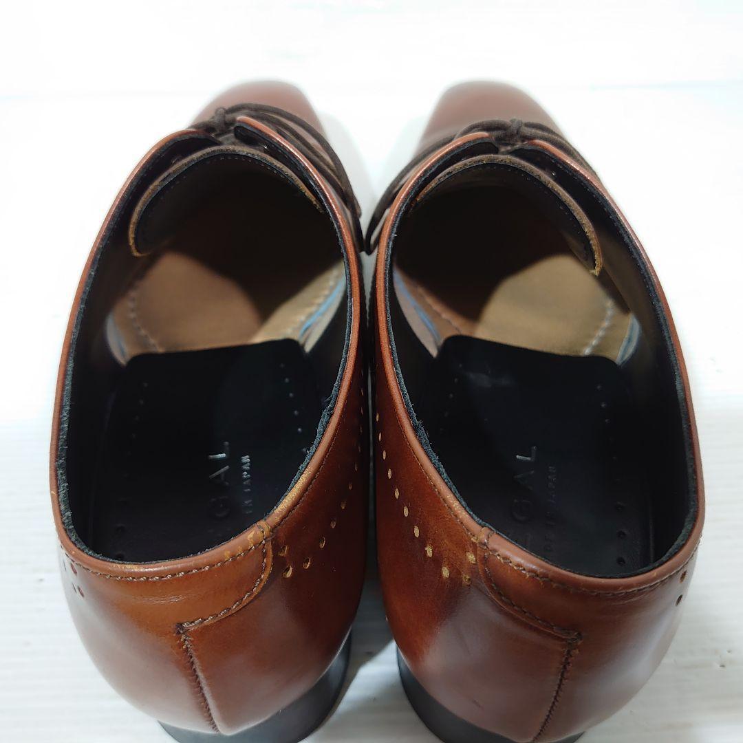 美品 リーガル 11LR ストレートチップ ブラウン