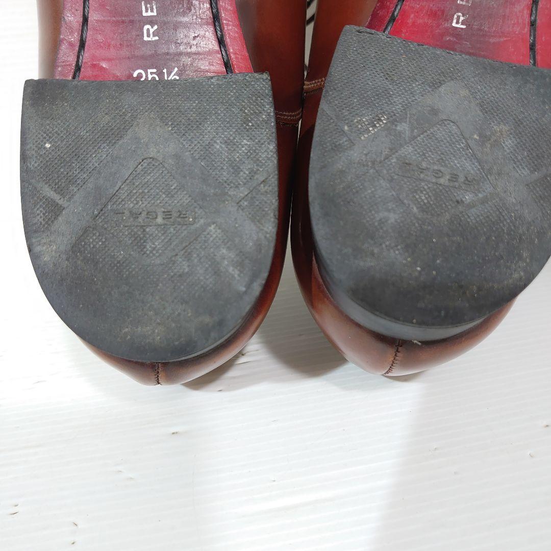 美品 リーガル 11LR ストレートチップ ブラウン