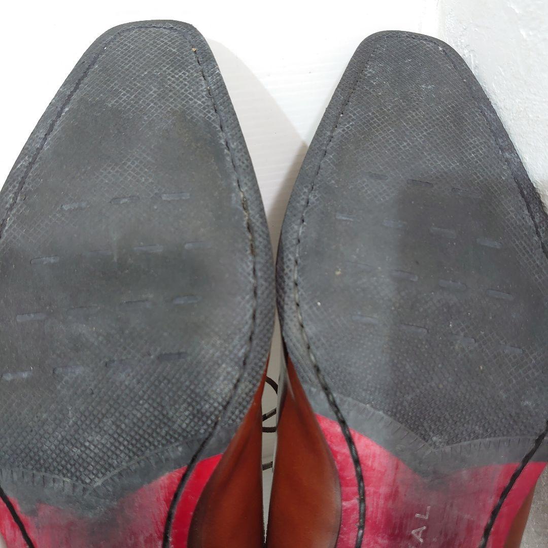 美品 リーガル 11LR ストレートチップ ブラウン