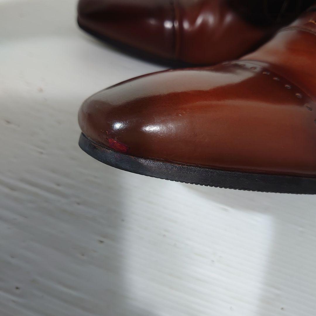 美品 リーガル 11LR ストレートチップ ブラウン