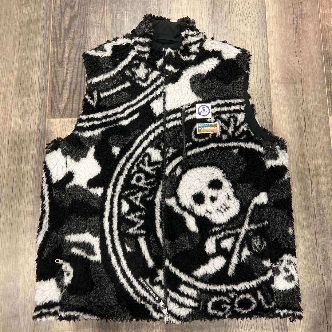 マークアンドロナ　ボアベスト　リバーシブル