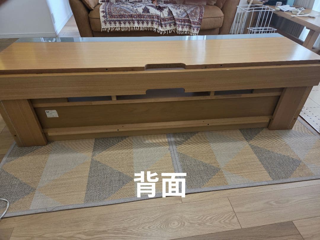 ★木製引き出し付きテレビ台　　　　　　 ★武富家具　 ★ タモ材