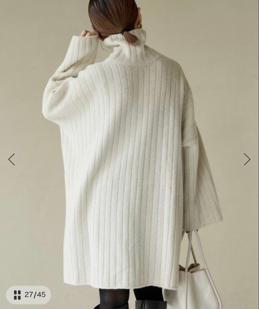 イエナ ワイドリブBIGプルオーバー